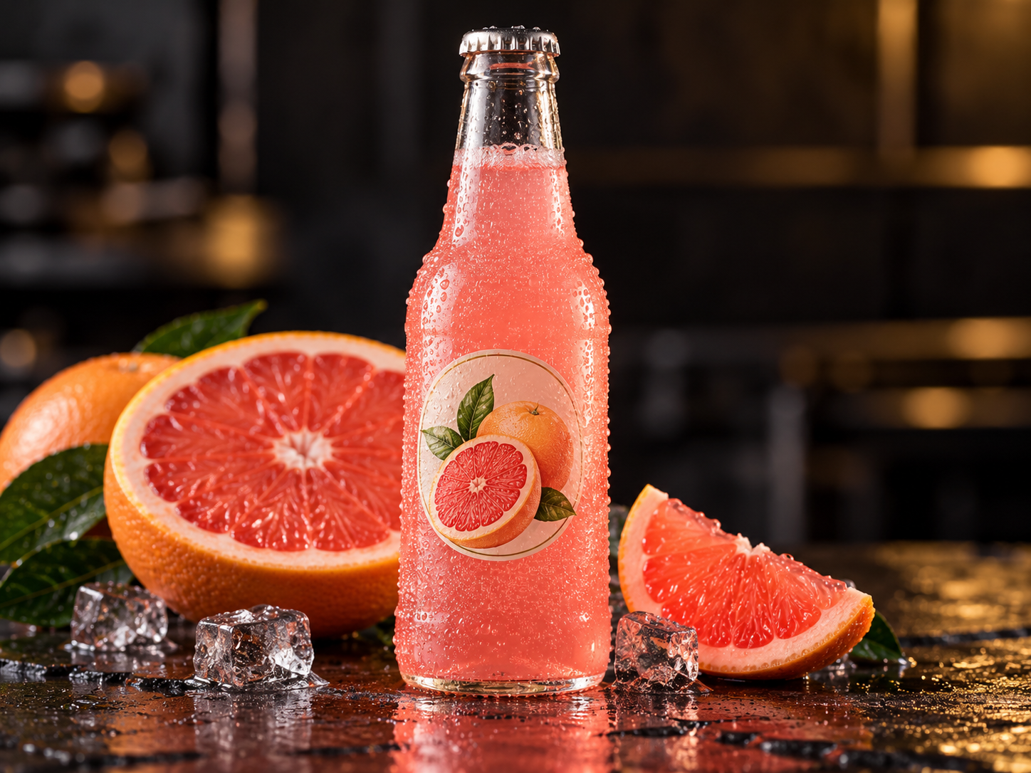 Pink Grapefruit Soda